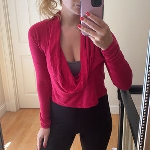 Cowl neck sweater top